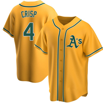 Men's Oakland Athletics Coco Crisp Gold Alternate Jersey - Replica