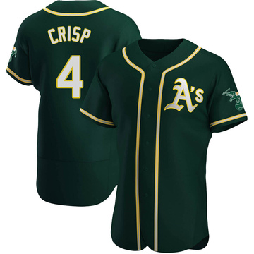 Men's Oakland Athletics Coco Crisp Green Alternate Jersey - Authentic