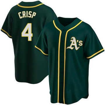 Men's Oakland Athletics Coco Crisp Green Alternate Jersey - Replica