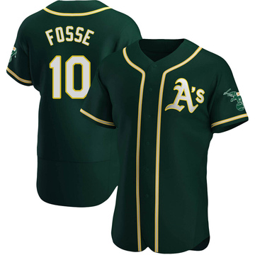 Men's Oakland Athletics Ray Fosse Green Alternate Jersey - Authentic