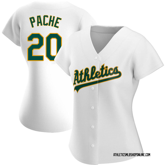 Women's Oakland Athletics Cristian Pache White Home Jersey - Replica