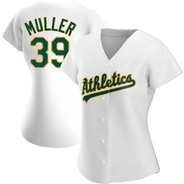 Kyle Muller Oakland Athletics Women's Green Backer Slim Fit Long Sleeve T- Shirt 