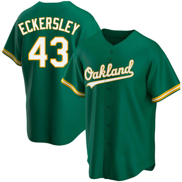 Youth Oakland Athletics Dennis Eckersley Green Kelly Alternate Jersey - Replica