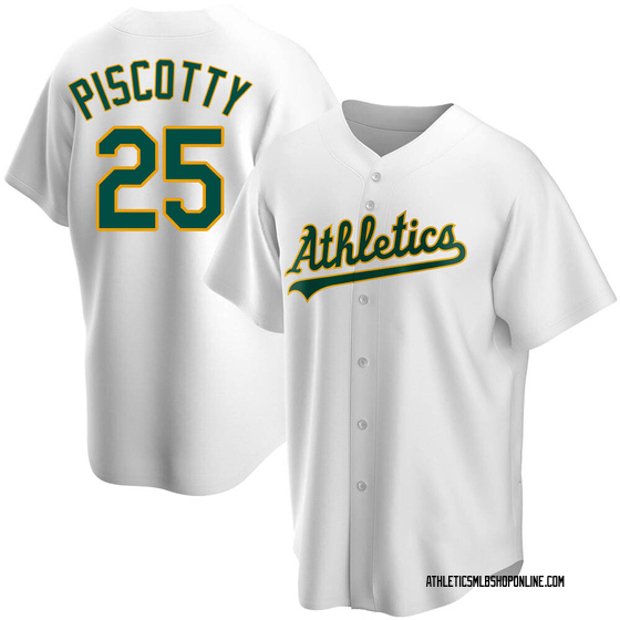Youth Oakland Athletics Stephen Piscotty White Home Jersey - Replica